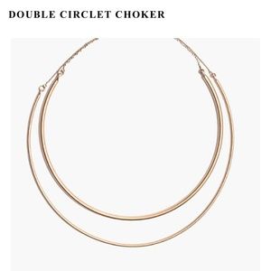 Madewell Gold Double Choker Necklace
